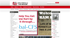 Desktop Screenshot of kammotorsports.com